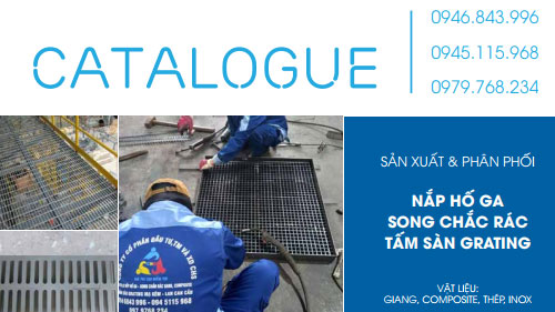 Catalogue nắp hố ga song chắc rác trang bìa