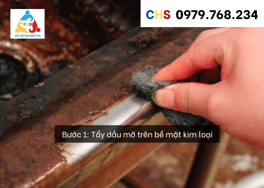 Mạ Kẽm Là Gì? Quy Trình 8 bước Mạ Kẽm Tiêu Chuẩn và Các Lỗi Thường Gặp 16 Bước 1: Tẩy dầu mỡ trên bề mặt kim loại