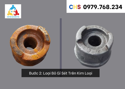 Mạ Kẽm Là Gì? Quy Trình 8 bước Mạ Kẽm Tiêu Chuẩn và Các Lỗi Thường Gặp 17 Bước 2: Loại Bỏ Gỉ Sét Trên Kim Loại