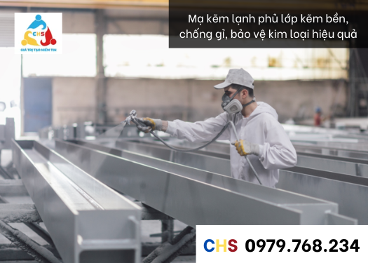 Mạ Kẽm Là Gì? Quy Trình 8 bước Mạ Kẽm Tiêu Chuẩn và Các Lỗi Thường Gặp 13 Mạ kẽm lạnh phủ lớp kẽm bền, chống gỉ, bảo vệ kim loại hiệu quả